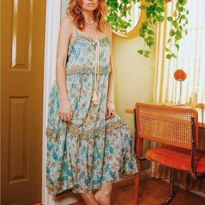Scandal Italy Persephone Floral maxi dress size L